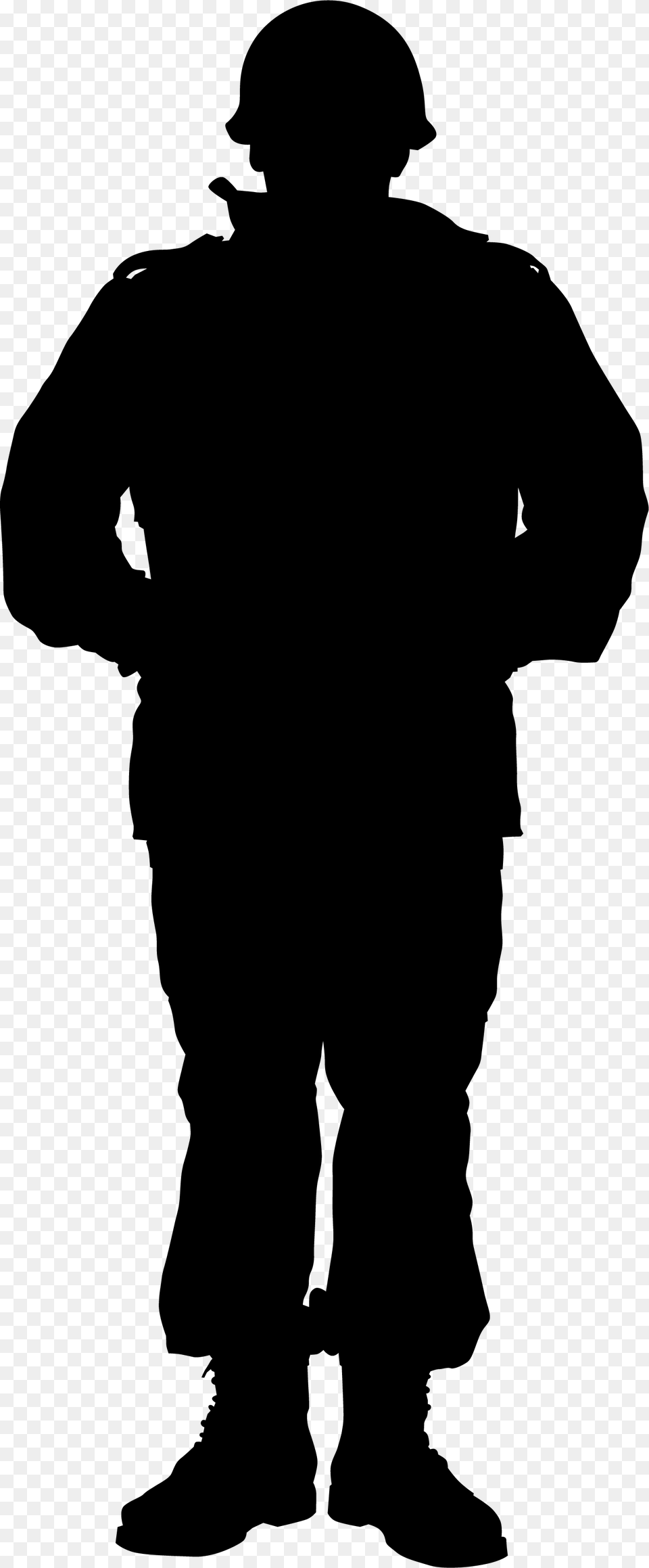Person Silhouette Transparent Background, Adult, Man, Male, Coat Free Png Download