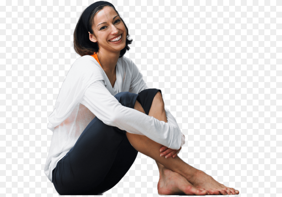 Person Sitting Down On The Floor, Adult, Woman, Female, Face Free Png Download