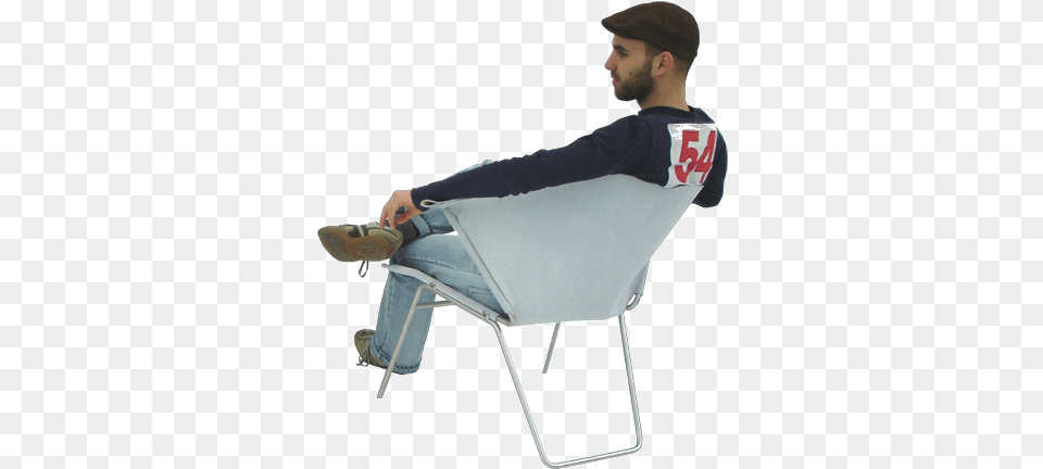 Person Sitting In Chair Back View 1 People Sitting Chair, Adult, Man, Male, Canvas Free Png