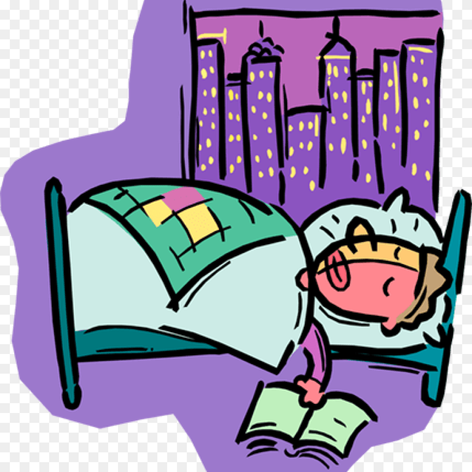 Person Sleeping Clipart Unicorn Clipart House Clipart Online, Purple, Tool, Plant, Lawn Mower Free Png Download