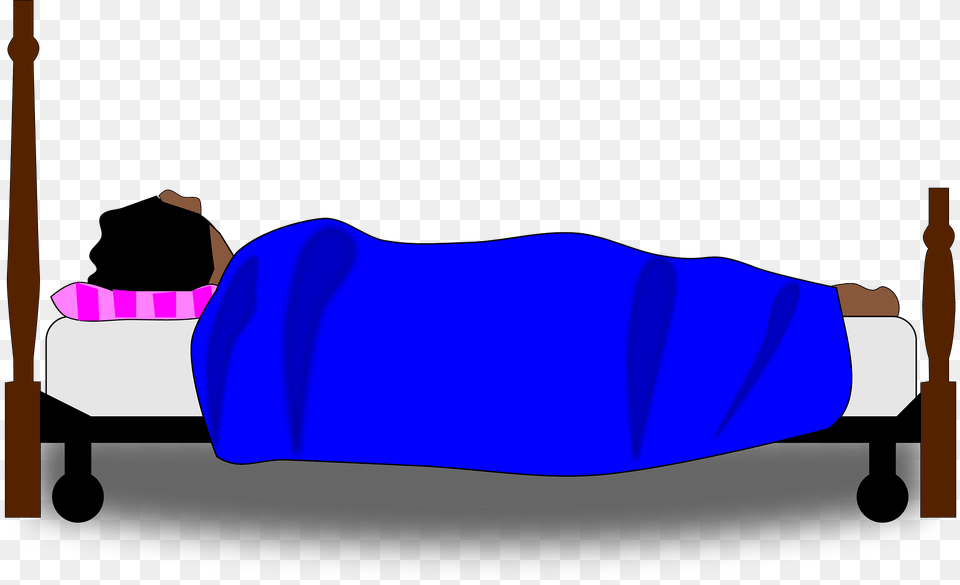 Person Sleeping In Bed Clipart, Furniture Free Png