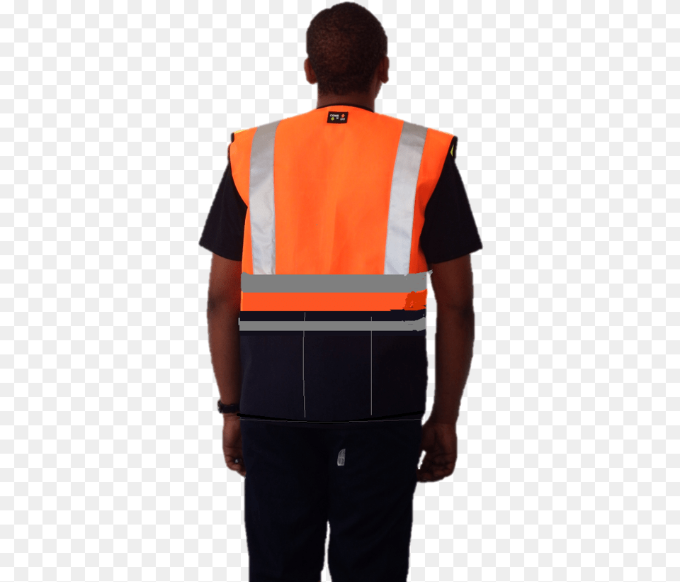 Person Standing Back, Clothing, Lifejacket, Vest, Adult Png