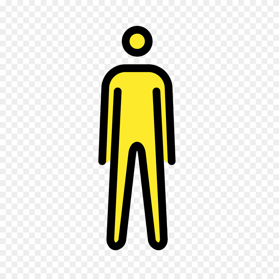 Person Standing Emoji Clipart, Sign, Symbol Free Transparent Png