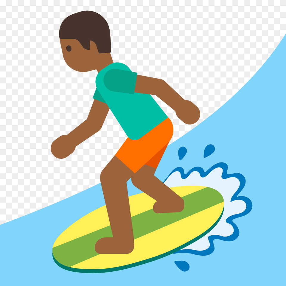 Person Surfing Emoji Clipart, Water, Sport, Sea Waves, Sea Free Png Download