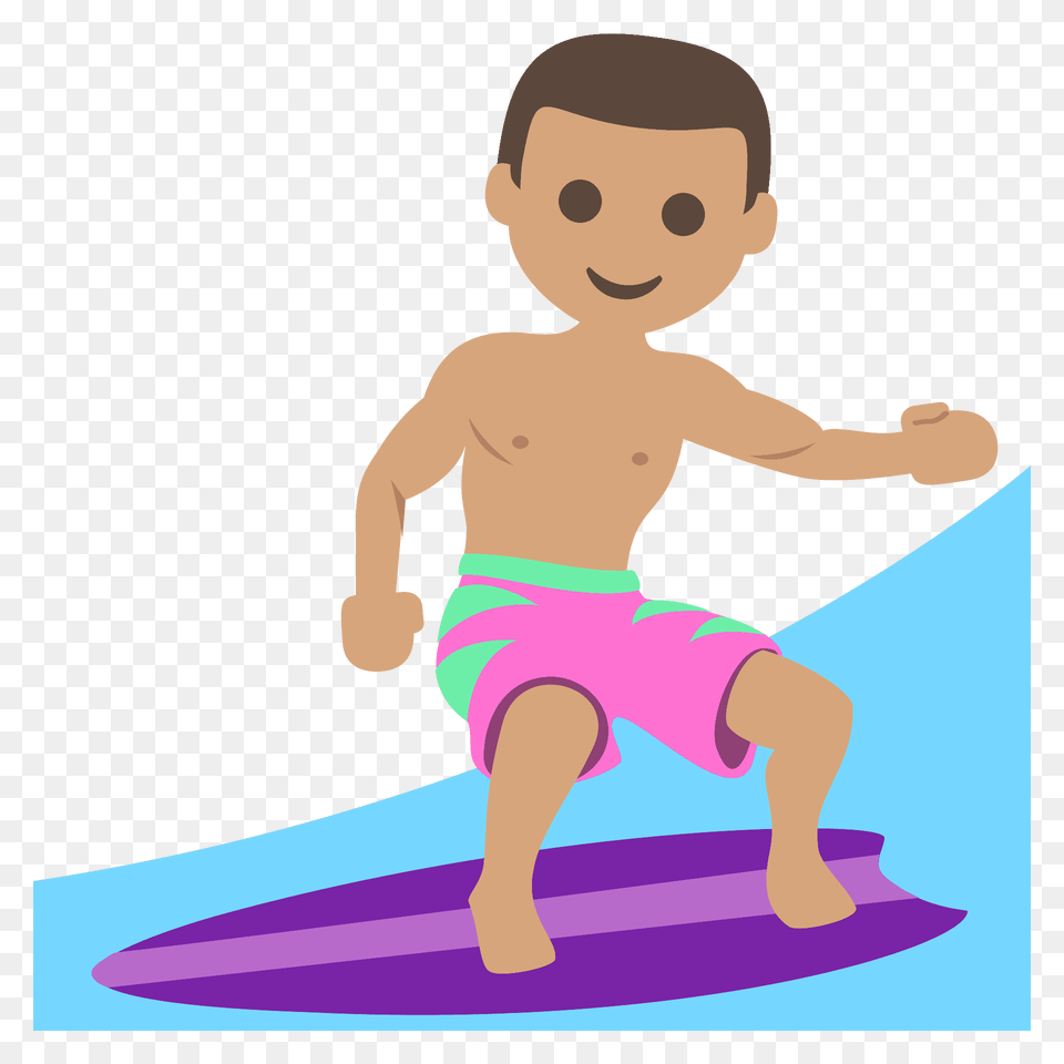 Person Surfing Emoji Clipart, Water, Sea Waves, Nature, Outdoors Free Png Download