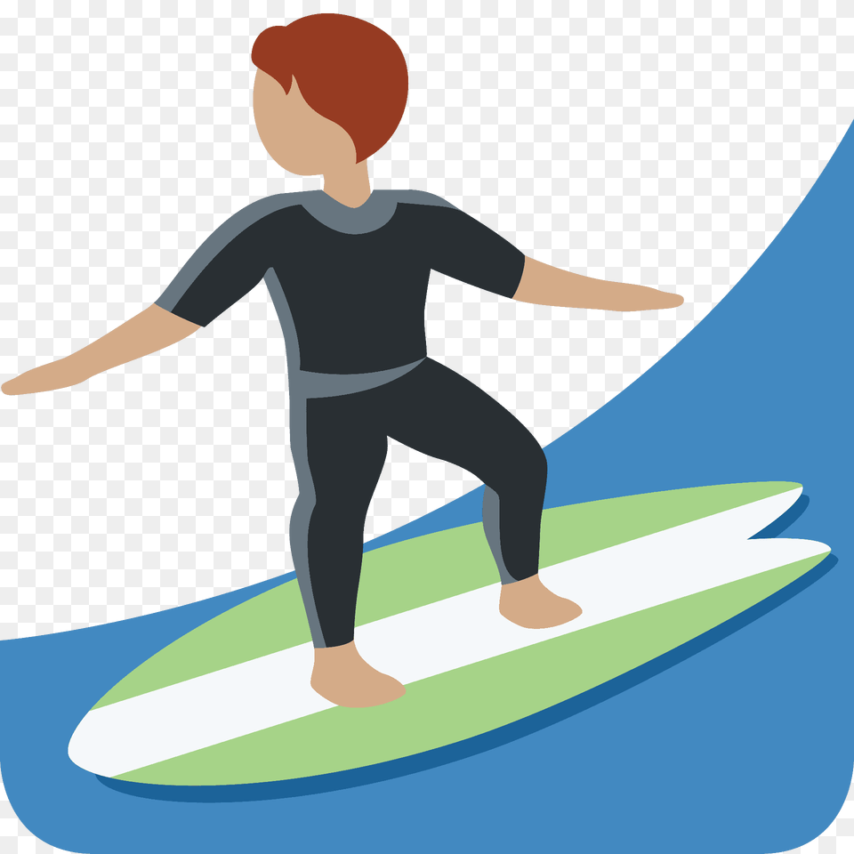 Person Surfing Emoji Clipart, Leisure Activities, Nature, Outdoors, Sea Free Png