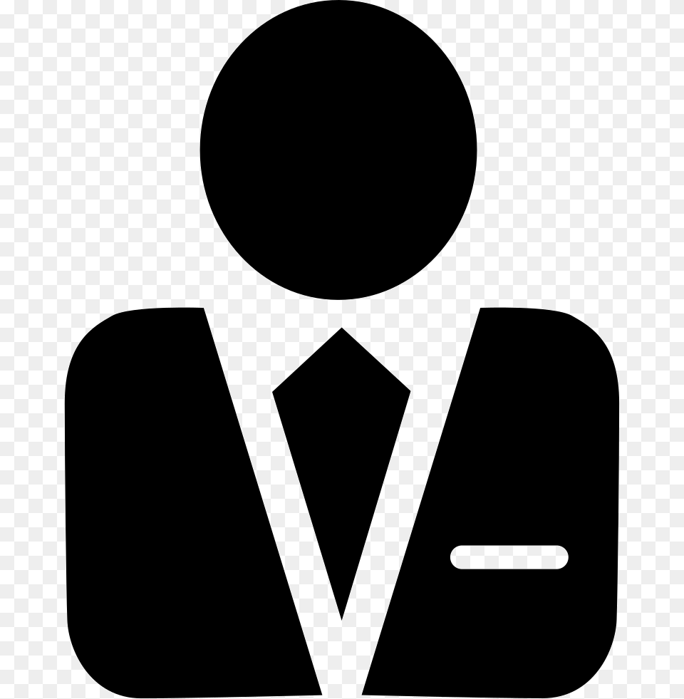 Person Svg Symbol Administration Icon, Stencil, Accessories, Formal Wear, Tie Png Image
