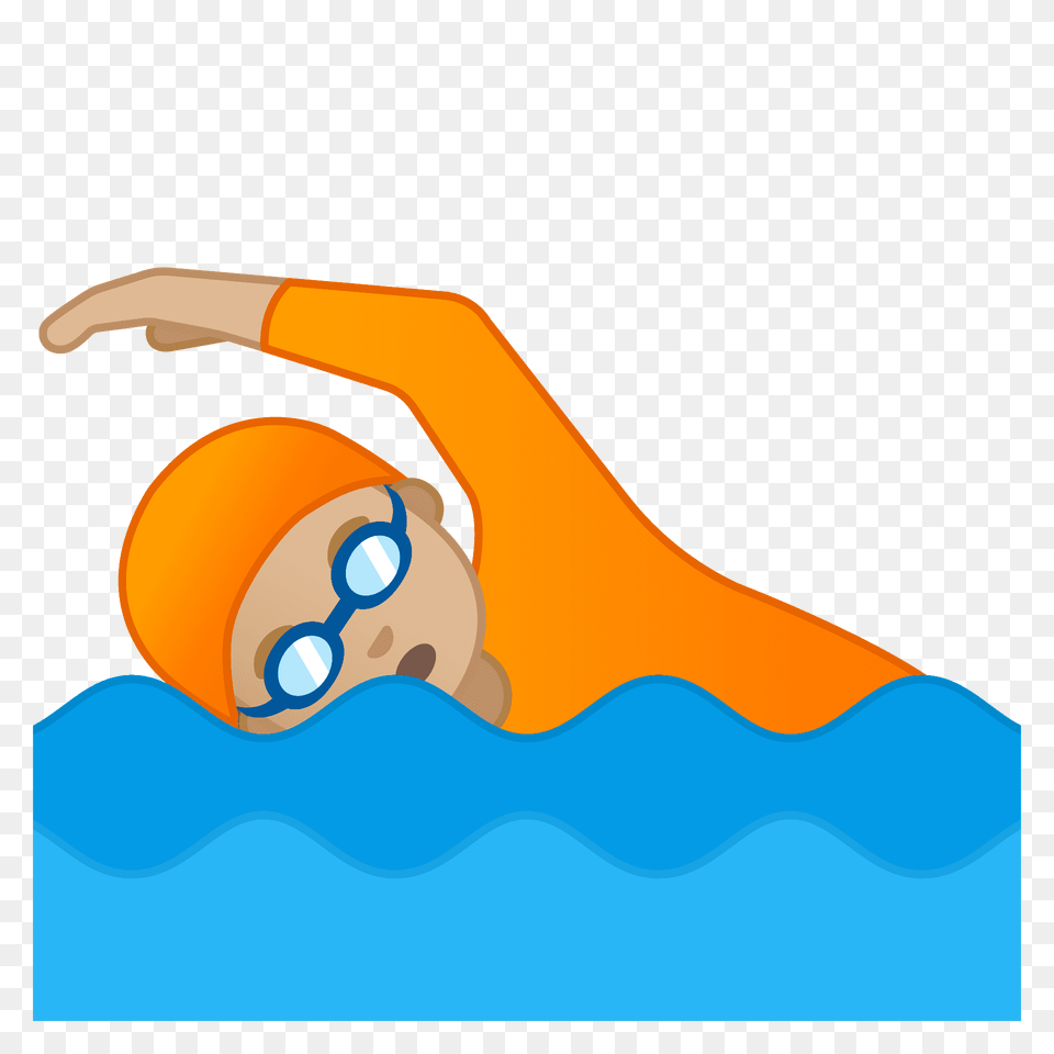 Person Swimming Emoji Clipart, Bathing Cap, Water, Sport, Water Sports Free Png