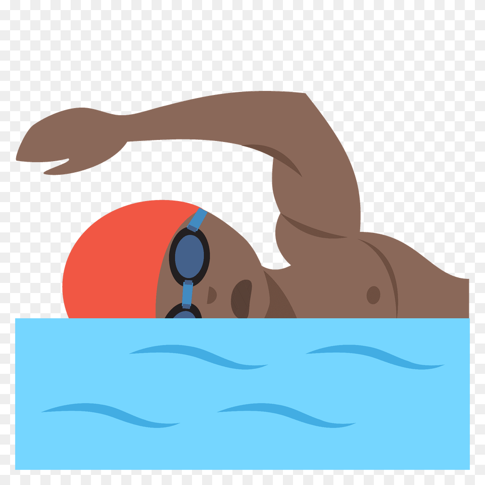 Person Swimming Emoji Clipart, Water Sports, Water, Sport, Leisure Activities Png Image