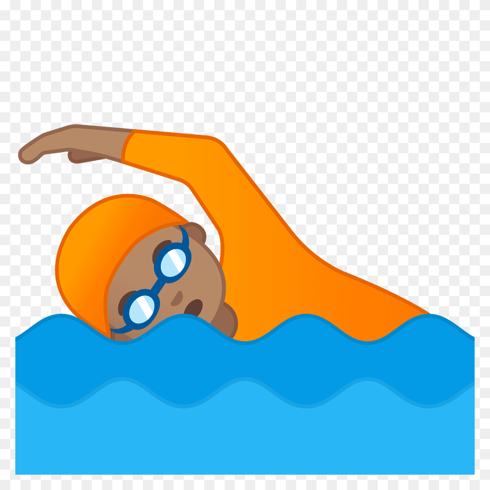 Person Swimming Emoji Clipart, Water Sports, Cap, Clothing, Hat Free Png