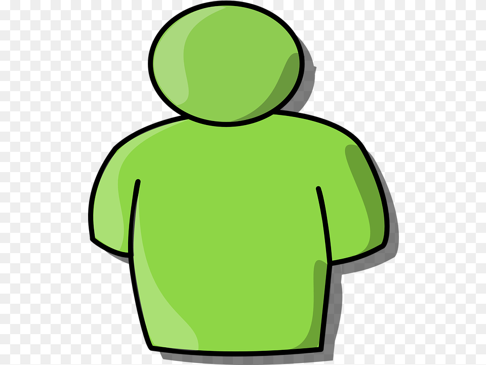 Person Symbol Icon Person Clipart Green, Clothing, Hood, Hoodie, Knitwear Free Png