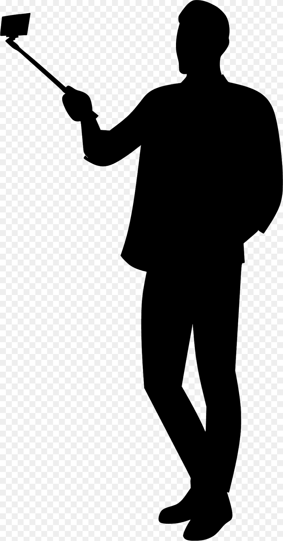 Person Taking A Selfie Silhouette, Adult, Male, Man, Head Free Transparent Png