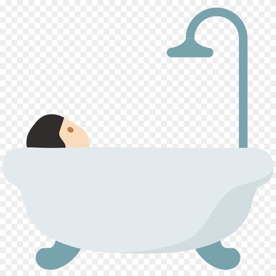 Person Taking Bath Emoji Clipart, Bathing, Bathtub, Tub Free Png