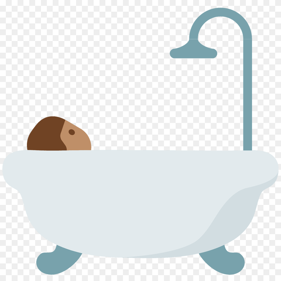 Person Taking Bath Emoji Clipart, Bathing, Bathtub, Tub Png