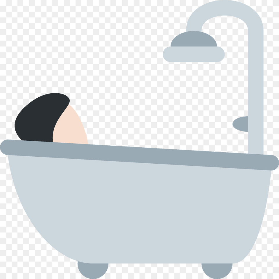 Person Taking Bath Emoji Clipart, Bathing, Bathtub, Tub, Smoke Pipe Png