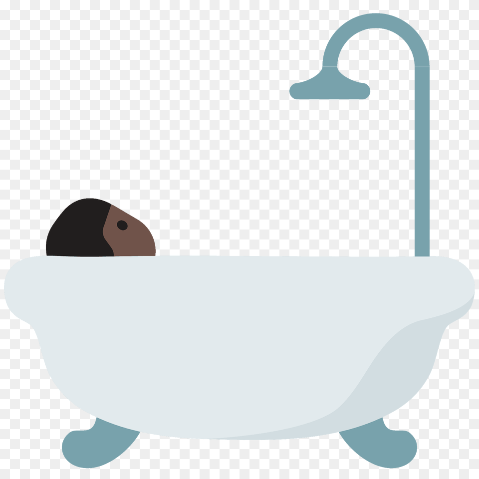 Person Taking Bath Emoji Clipart, Bathing, Bathtub, Tub, Animal Free Transparent Png