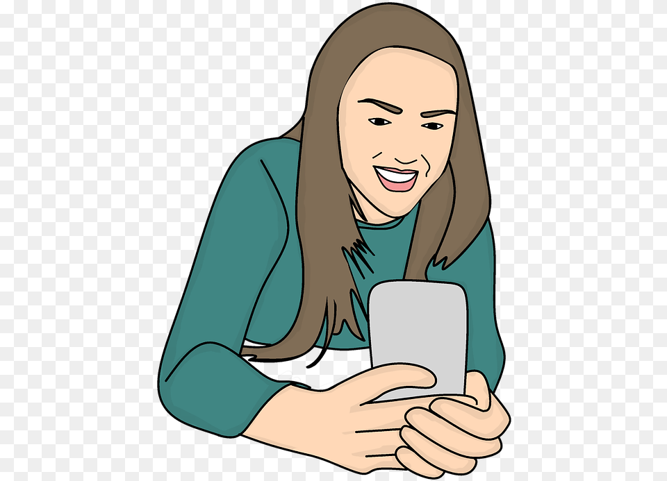 Person Texting With Transparent Background, Electronics, Phone, Mobile Phone, Adult Png Image