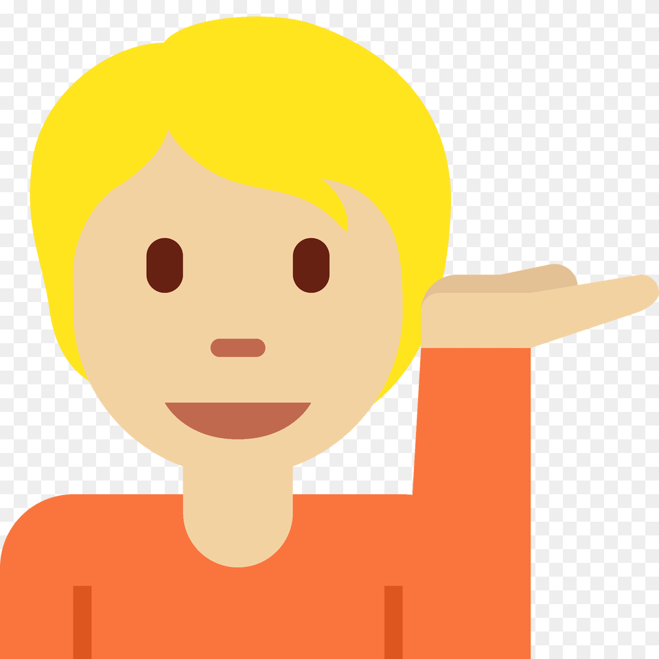 Person Tipping Hand Emoji Clipart, Cap, Clothing, Hat, Swimwear Free Transparent Png