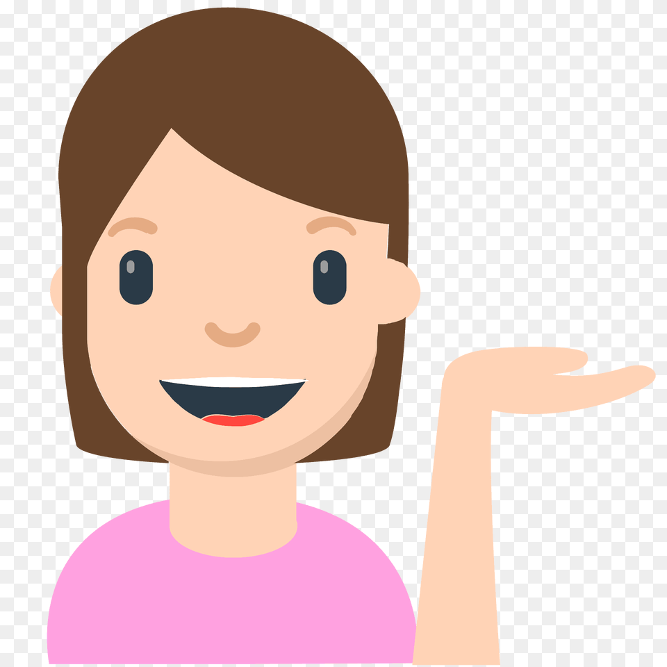 Person Tipping Hand Emoji Clipart, Photography, Face, Head, Portrait Png Image