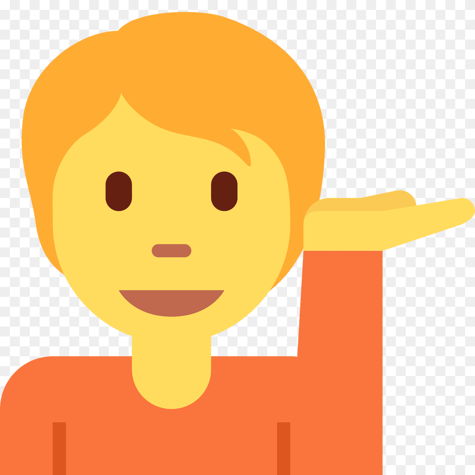 Person Tipping Hand Emoji Clipart, Face, Head, Baby Free Transparent Png
