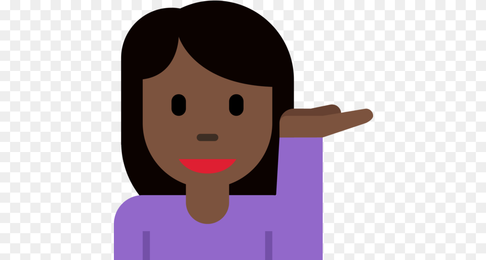 Person Tipping Hand Emoji Mean Meaning, Face, Head, Baby Free Png