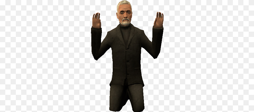 Person Transparent Gmod Gmod Surrender, Hand, Formal Wear, Finger, Suit Free Png Download