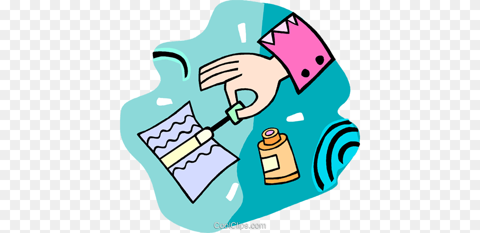 Person Using Liquid Paper Royalty Vector Clip Art, Baby, Cleaning Free Png