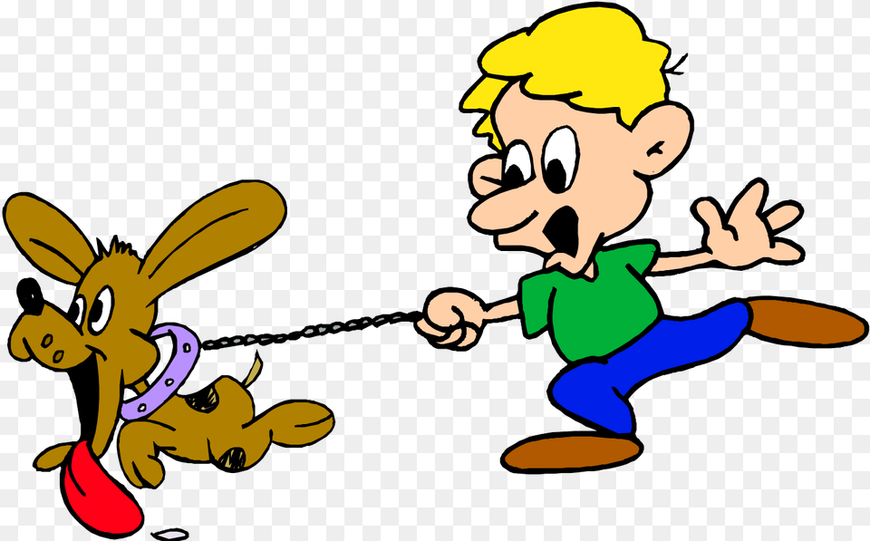 Person Walking A Dog, Cartoon, Baby, Face, Head Free Png