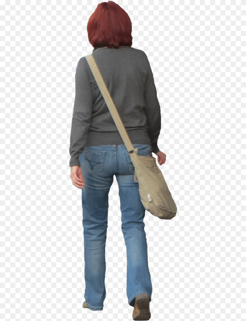 Person Walking Away, Clothing, Pants, Jeans, Adult Png Image