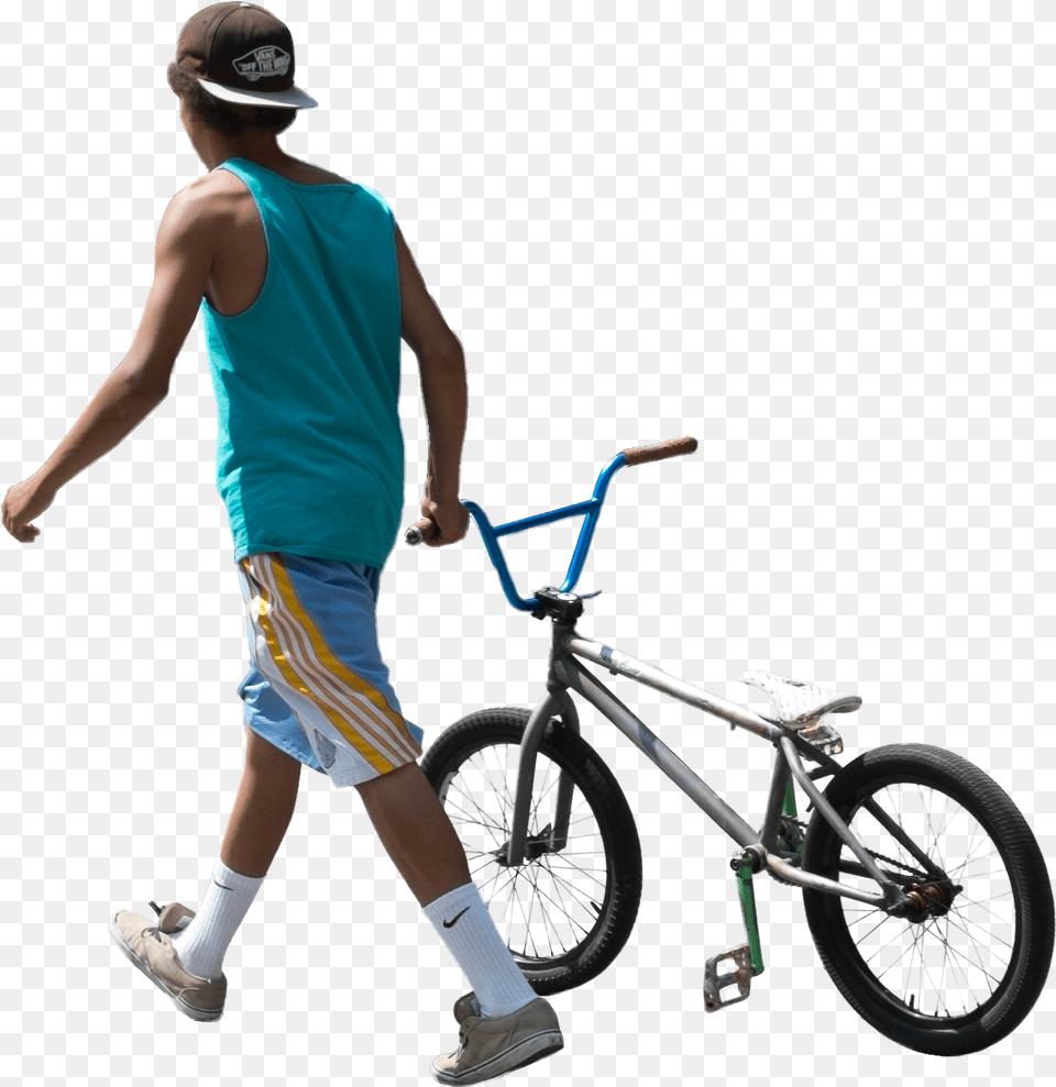 Person Walking Bike, Clothing, Shorts, Male, Boy Png Image