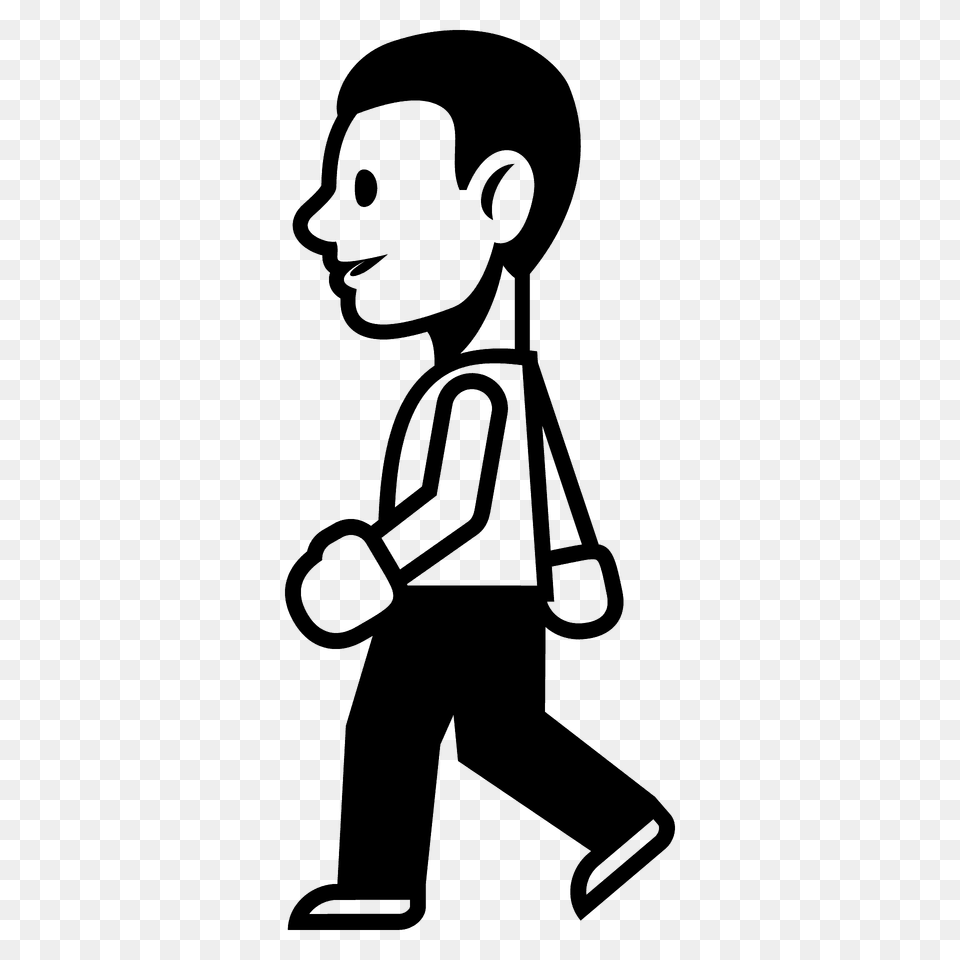 Person Walking Emoji Clipart, Photography, Face, Head, Accessories Png Image