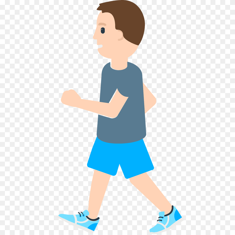 Person Walking Emoji Clipart, Clothing, Shorts, Face, Head Png