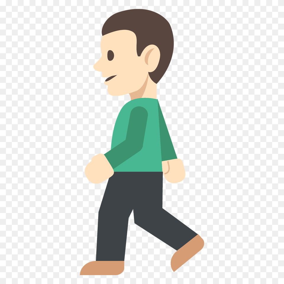 Person Walking Emoji Clipart, Kneeling, Face, Head, Photography Png Image