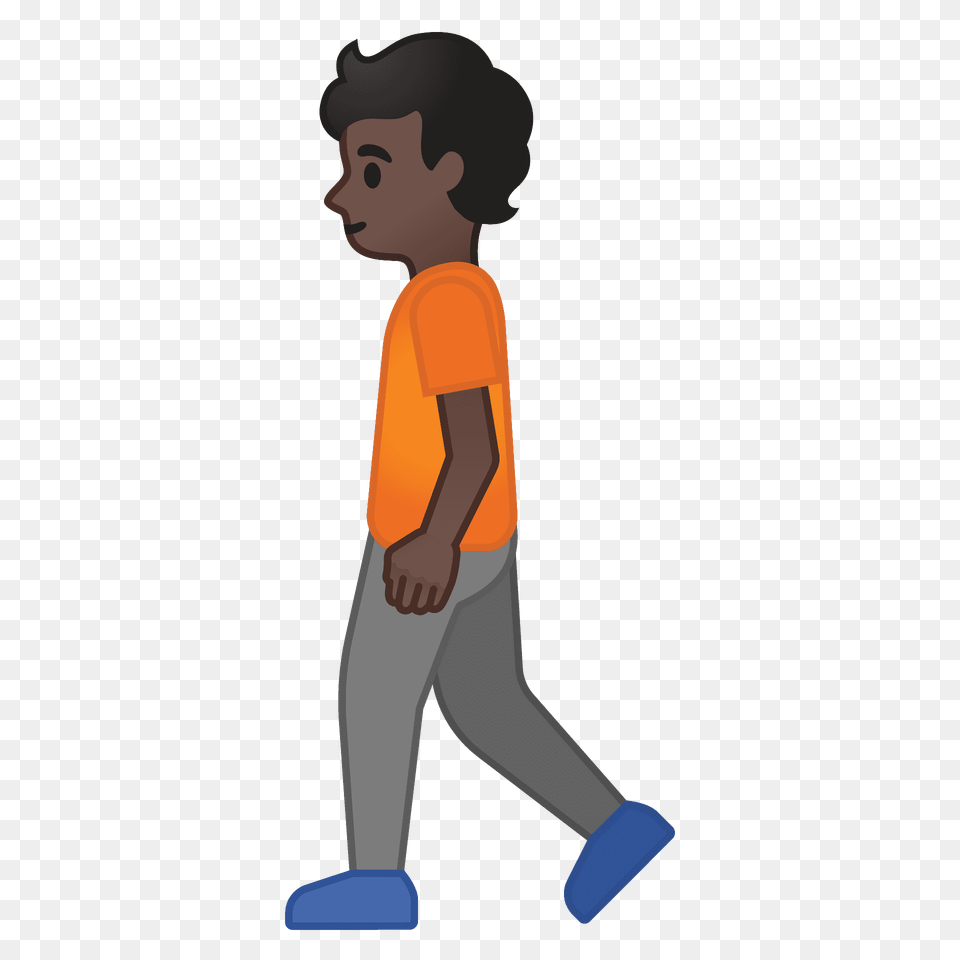 Person Walking Emoji Clipart, Face, Head, Cleaning, Standing Free Png
