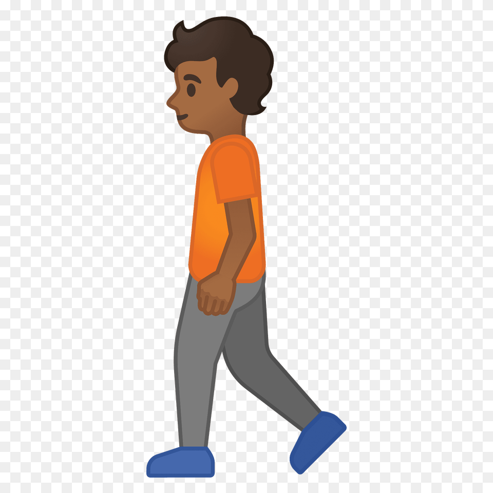 Person Walking Emoji Clipart, Standing, Cleaning, Face, Head Free Transparent Png