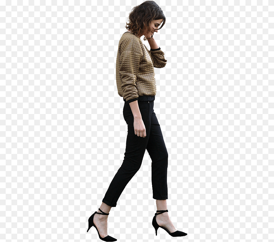 Person Walking Up, Clothing, Footwear, High Heel, Shoe Free Png Download