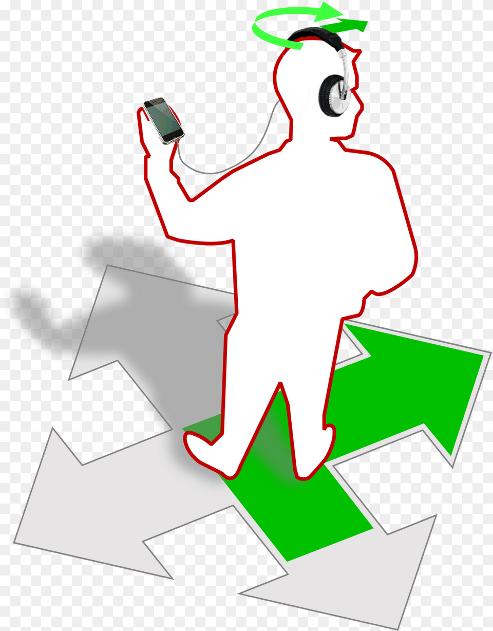 Person Walking Up Stairs, Recycling Symbol, Symbol Png