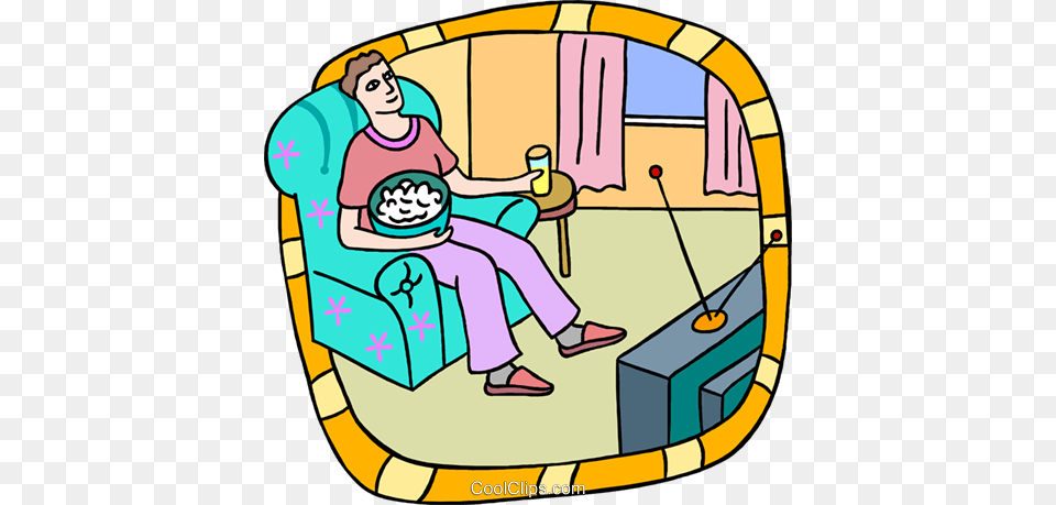 Person Watching Television Royalty Vector Clip Art, Baby, Face, Head, Bulldozer Free Transparent Png