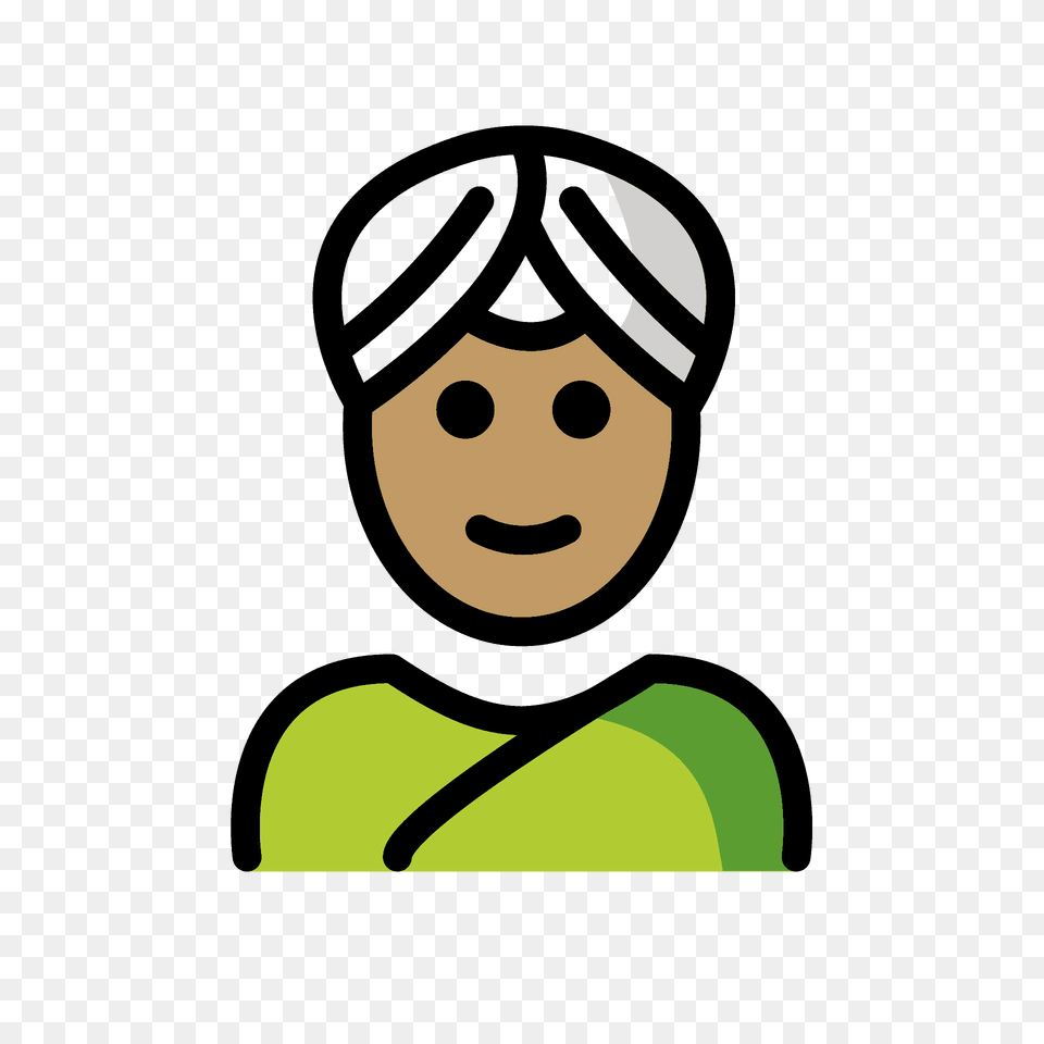 Person Wearing Turban Emoji Clipart, Tennis Ball, Tennis, Ball, Sport Free Transparent Png
