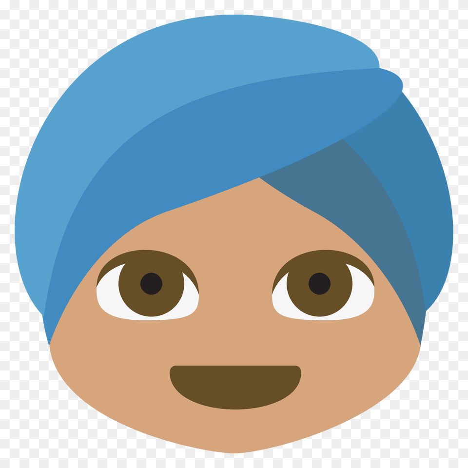 Person Wearing Turban Emoji Clipart, Cap, Clothing, Hat, Swimwear Free Png