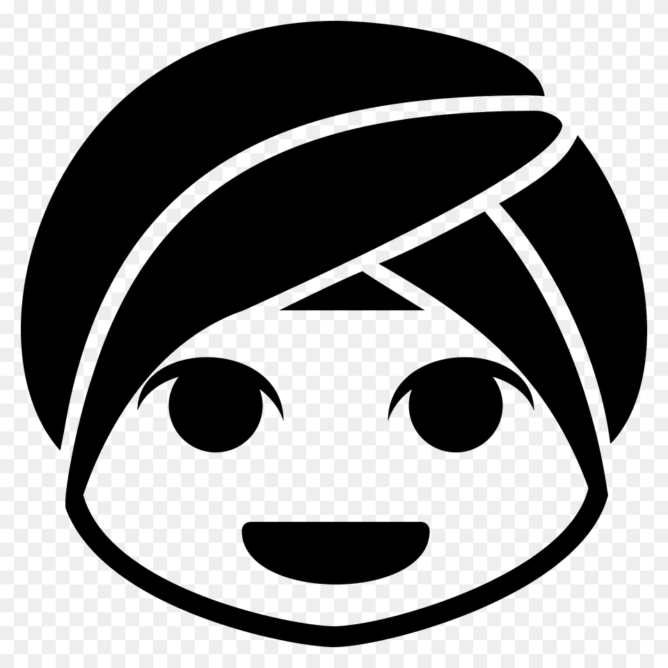 Person Wearing Turban Emoji Clipart, Helmet, Stencil, Ammunition, Grenade Free Png Download