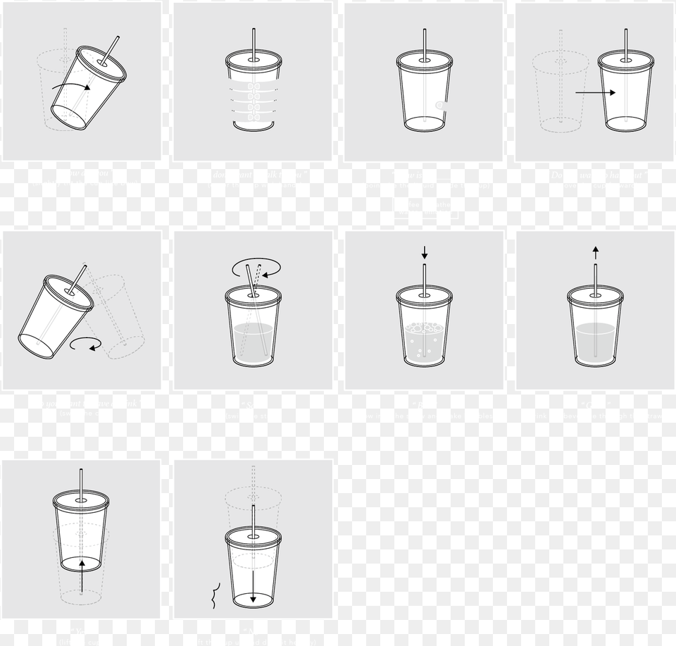 Person With A Bow Drinking A Cup Of Water Black Illustration, Chart, Plot Free Png Download