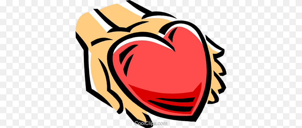 Person With A Heart In Their Hands Royalty Vector Clip Art, Body Part, Hand, Baby Free Transparent Png