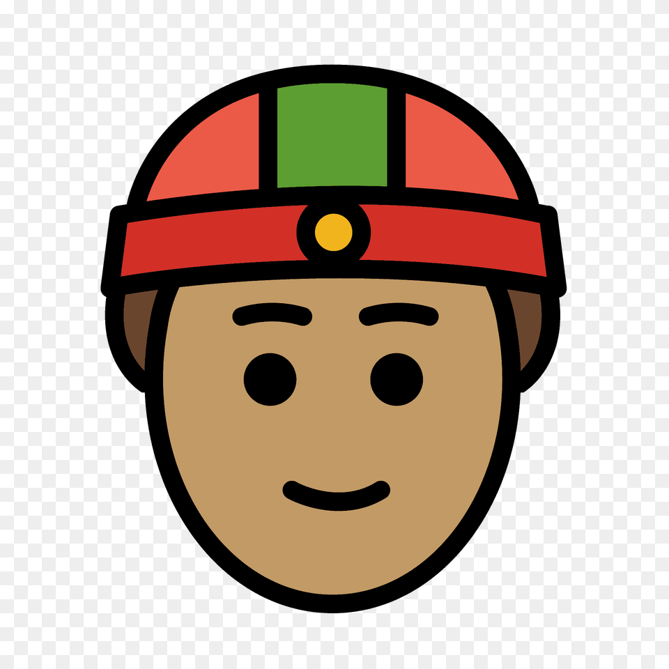 Person With Skullcap Emoji Clipart, Clothing, Hardhat, Helmet, Baby Free Transparent Png