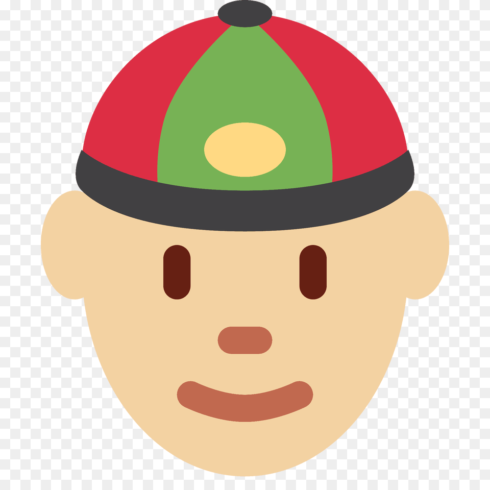 Person With Skullcap Emoji Clipart, Cap, Hat, Clothing, Elf Free Png