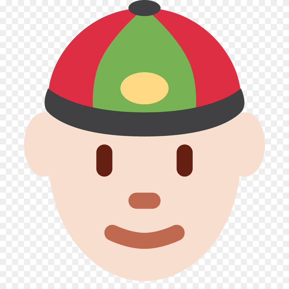 Person With Skullcap Emoji Clipart, Cap, Hat, Clothing, Elf Png