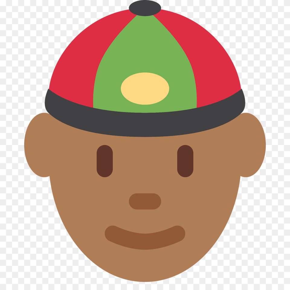 Person With Skullcap Emoji Clipart, Helmet, Clothing, Hardhat, Hat Free Png Download
