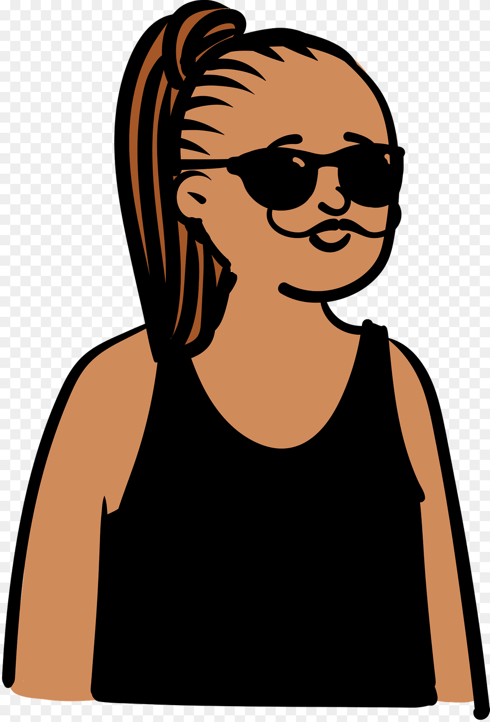 Person With Sunglasses And Tank Top Clipart, Woman, Portrait, Photography, Head Free Transparent Png