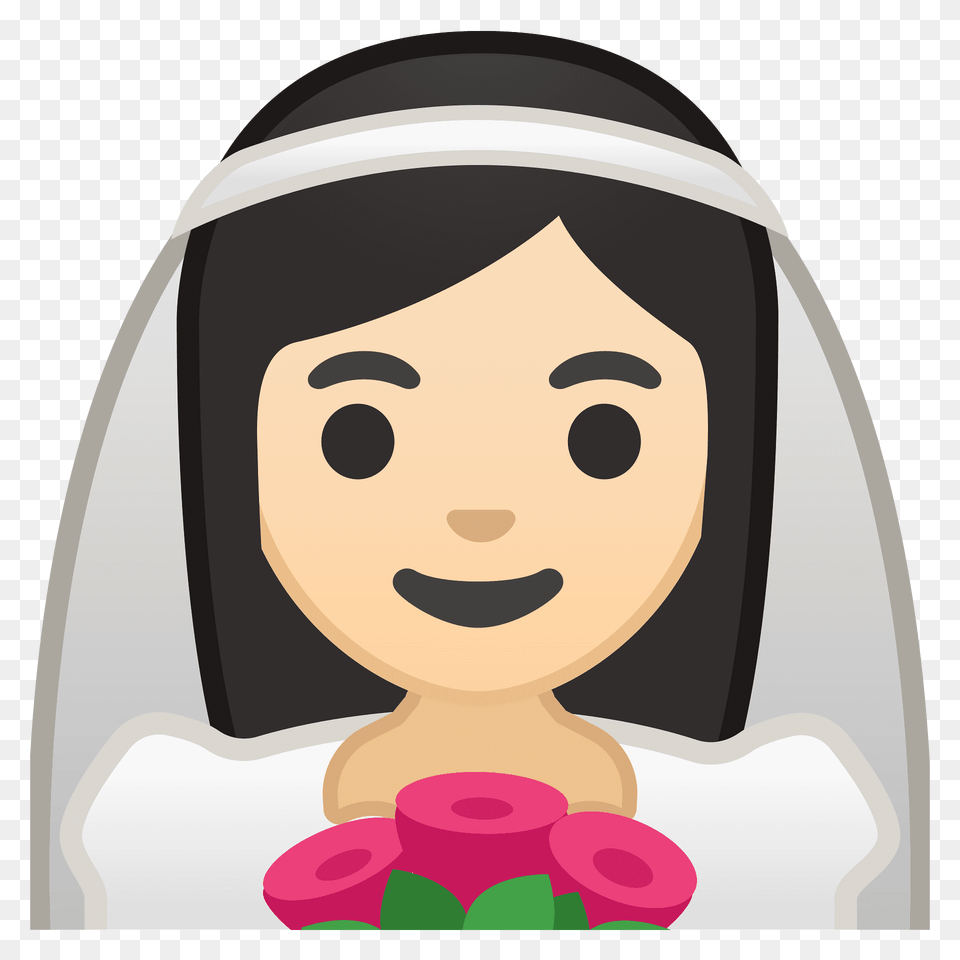 Person With Veil Emoji Clipart, Face, Head, Photography, Portrait Free Png Download