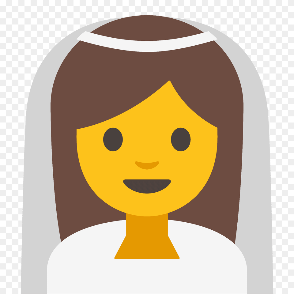 Person With Veil Emoji Clipart, Face, Head, Baby Free Png Download